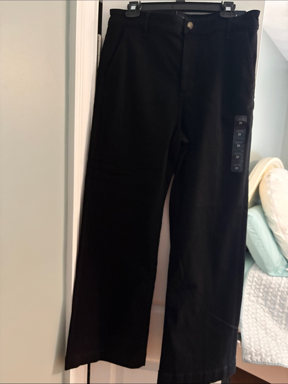 J.Crew High-Rise Trouser Jean Black Waist 31 NWT